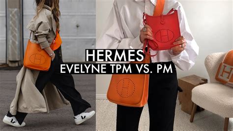 hermes evelyne pm vs tpm|hermes evelyne h logo.